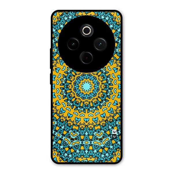 Digital Mandala Art Metal Back Case for iQOO Z10