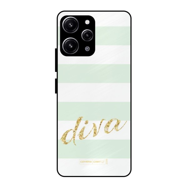 Diva Glass Back Case for Redmi 12 4G