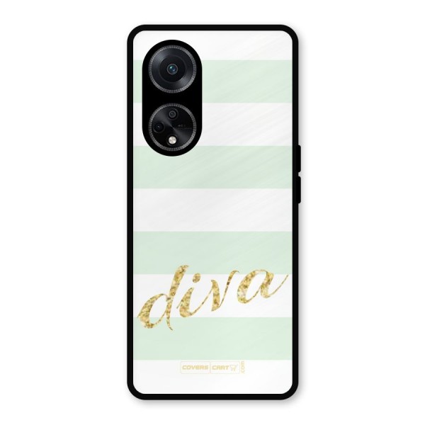 Diva Metal Back Case for Oppo F23