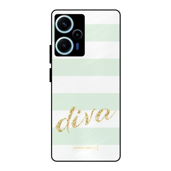 Diva Metal Back Case for Poco F5