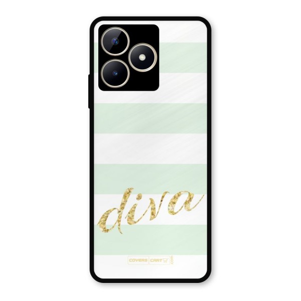 Diva Metal Back Case for Realme Narzo N53
