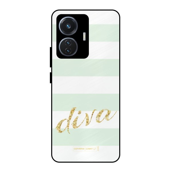 Diva Metal Back Case for iQOO Z6 44W