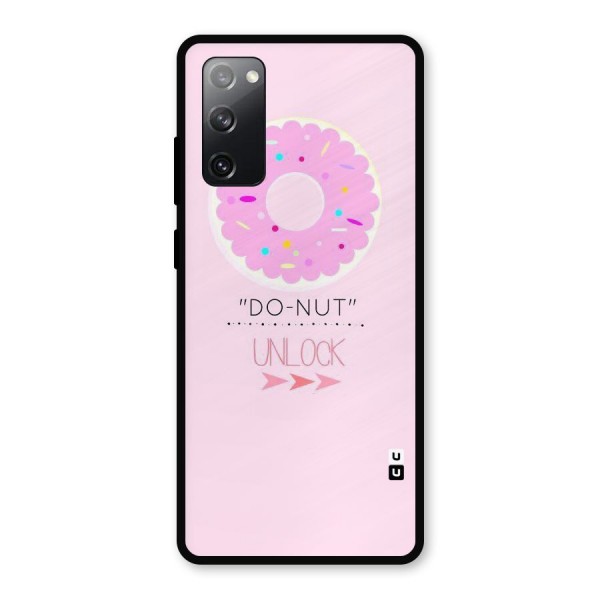 Do-Nut Unlock Metal Back Case for Galaxy S20 FE