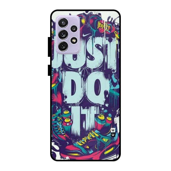 Do It Abstract Metal Back Case for Galaxy A72