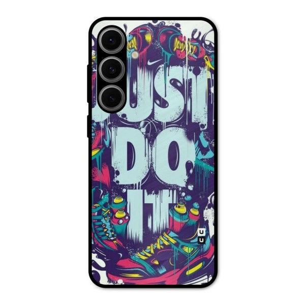 Do It Abstract Metal Back Case for Galaxy S24 FE