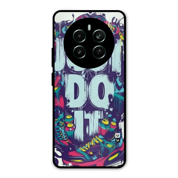 Do It Abstract Metal Back Case for Realme 12 Pro Plus