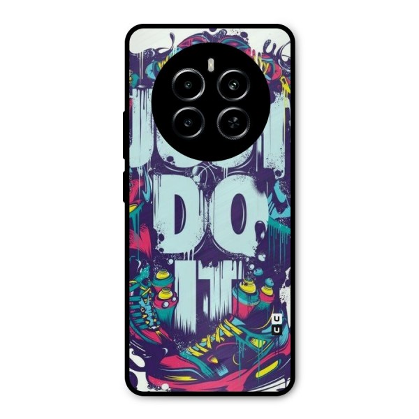 Do It Abstract Metal Back Case for Realme P1