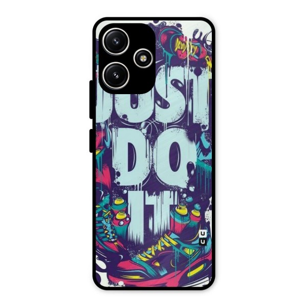 Do It Abstract Metal Back Case for Redmi 12 5G