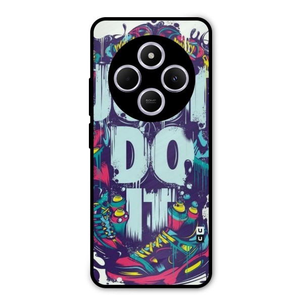 Do It Abstract Metal Back Case for Redmi A4