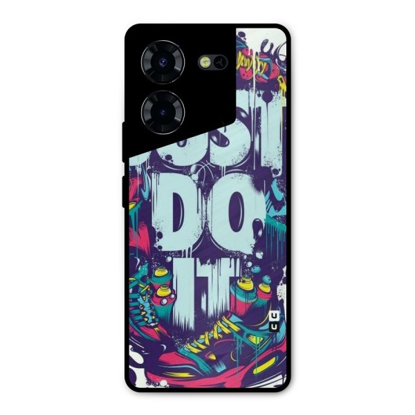Do It Abstract Metal Back Case for Tecno Pova 5 Pro 5G