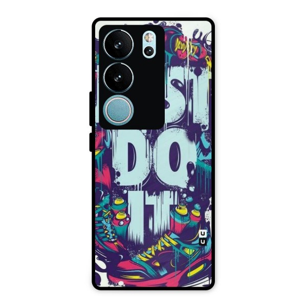 Do It Abstract Metal Back Case for Vivo V29