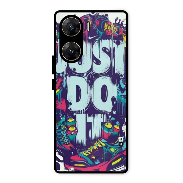 Do It Abstract Metal Back Case for Vivo V29e