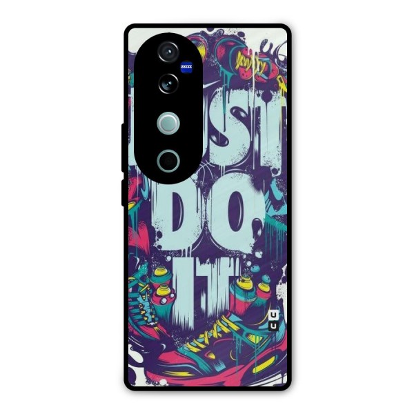 Do It Abstract Metal Back Case for Vivo V40