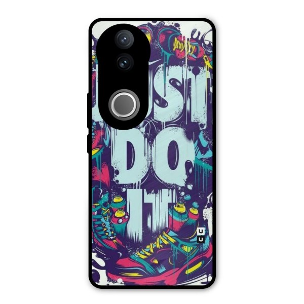 Do It Abstract Metal Back Case for Vivo V50e