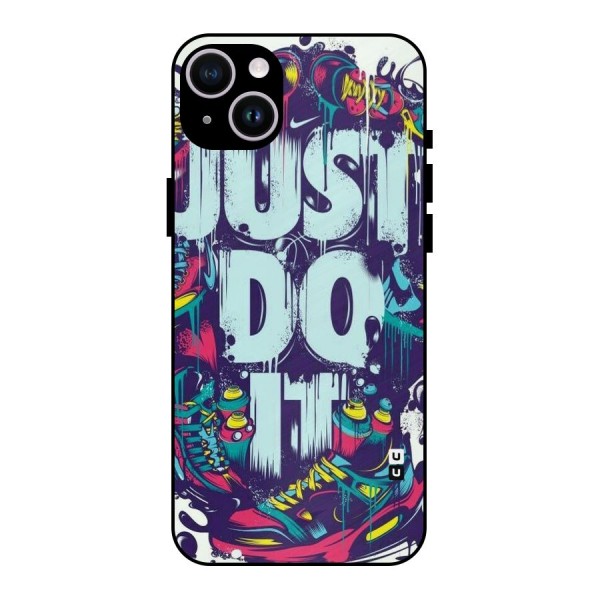 Do It Abstract Metal Back Case for iPhone 14 Plus