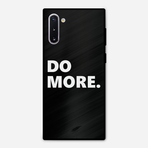 Do More Metal Back Case for Galaxy Note 10