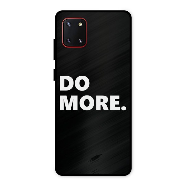 Do More Metal Back Case for Galaxy Note 10 Lite