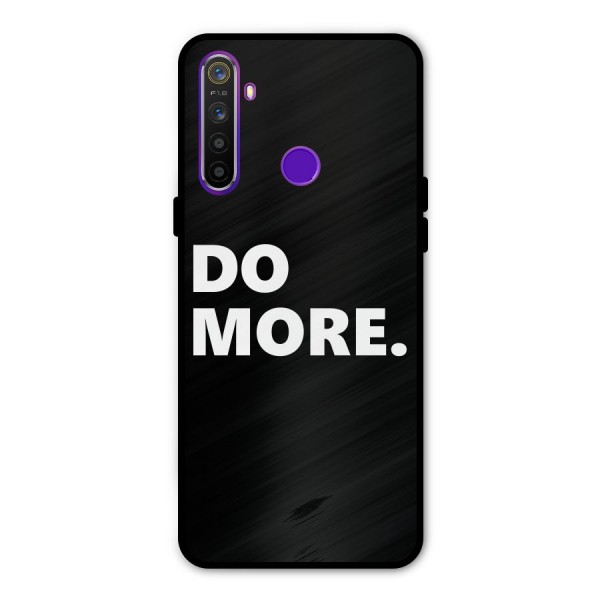 Do More Metal Back Case for Realme 5i