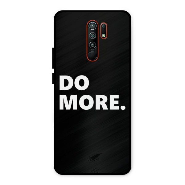 Do More Metal Back Case for Redmi 9 Prime