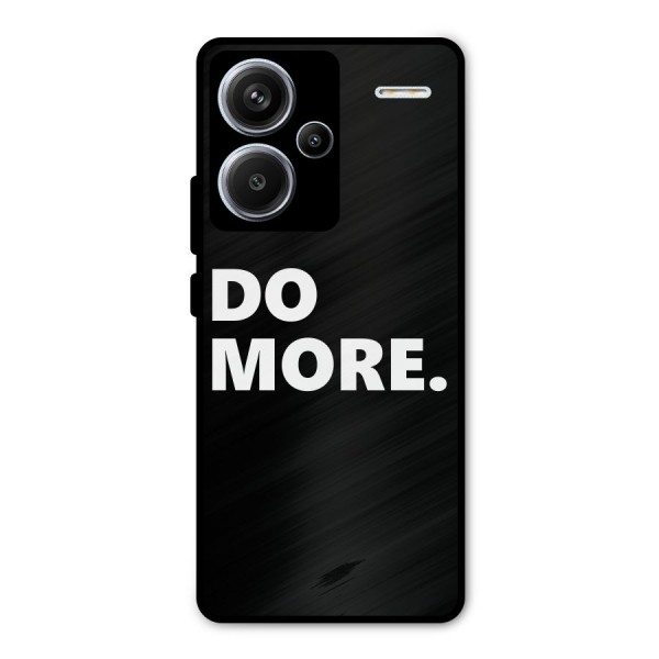 Do More Metal Back Case for Redmi Note 13 Pro Plus