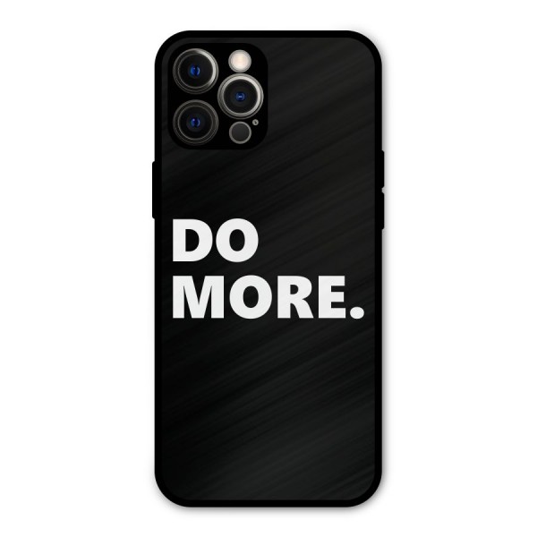 Do More Metal Back Case for iPhone 12 Pro Max
