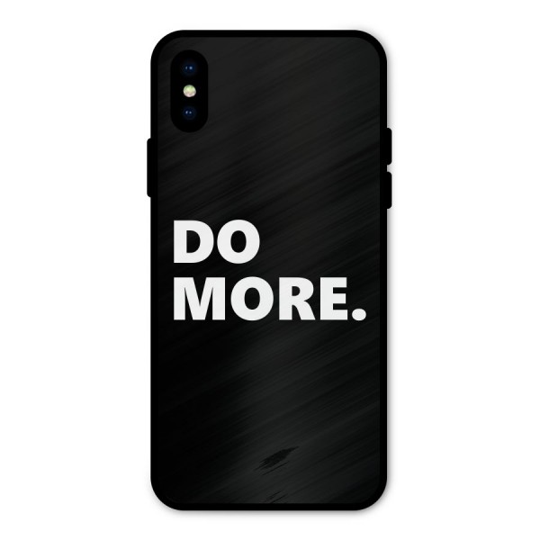 Do More Metal Back Case for iPhone X