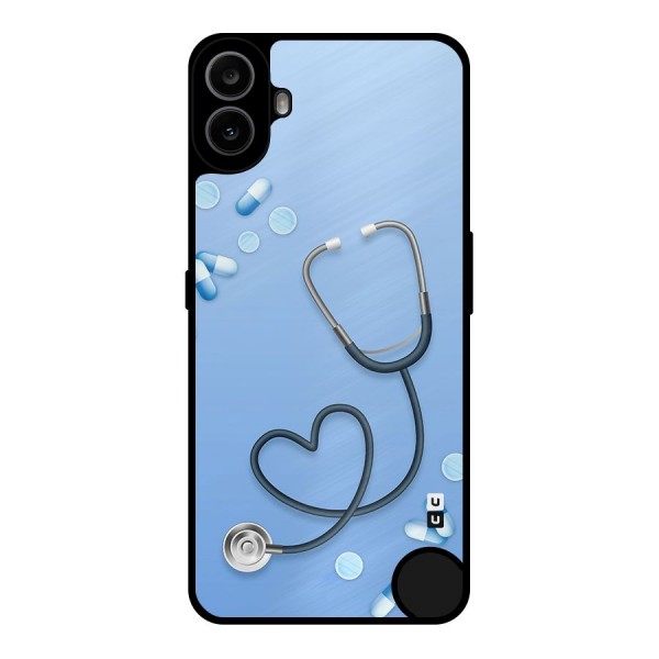 Doctors Stethoscope Metal Back Case for Nothing CMF Phone 1