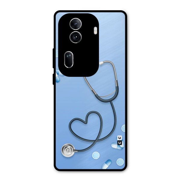 Doctors Stethoscope Metal Back Case for Oppo Reno11 Pro 5G