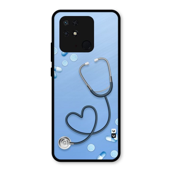 Doctors Stethoscope Metal Back Case for Redmi 10 Power