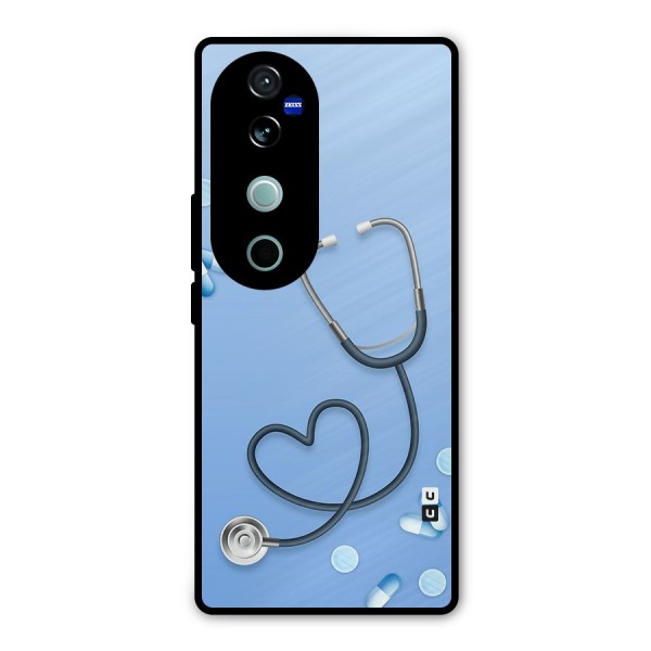 Doctors Stethoscope Metal Back Case for Vivo V40