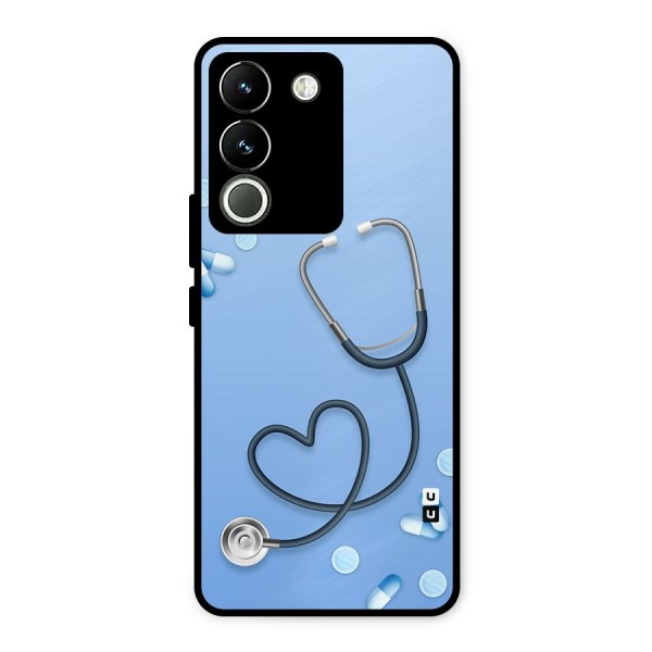 Doctors Stethoscope Metal Back Case for Vivo Y200