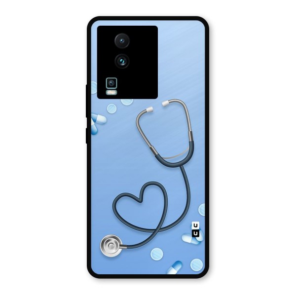 Doctors Stethoscope Metal Back Case for iQOO Neo 7