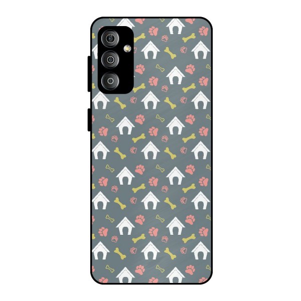 Dog Pattern Metal Back Case for Galaxy F23