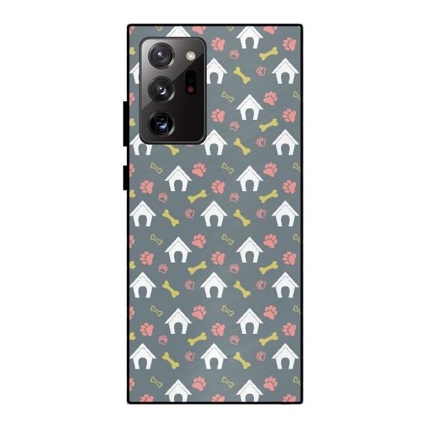 Dog Pattern Metal Back Case for Galaxy Note 20 Ultra