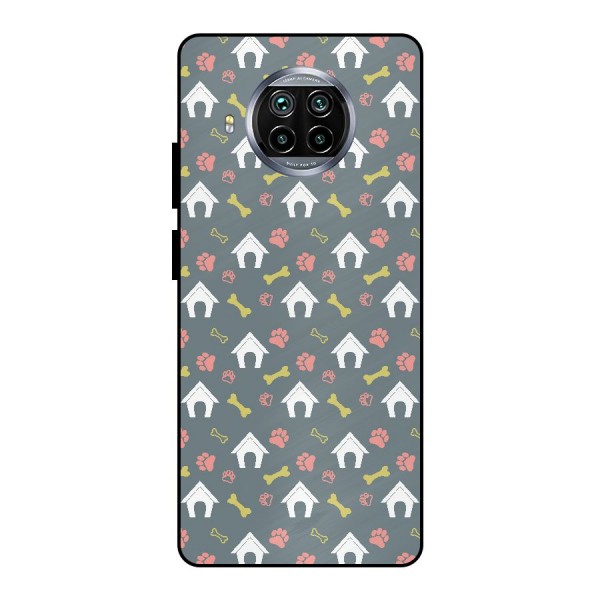 Dog Pattern Metal Back Case for Mi 10i