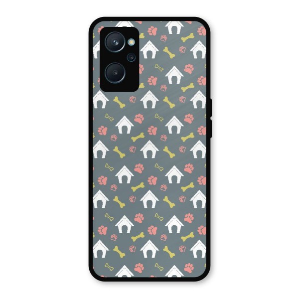 Dog Pattern Metal Back Case for Realme 9i