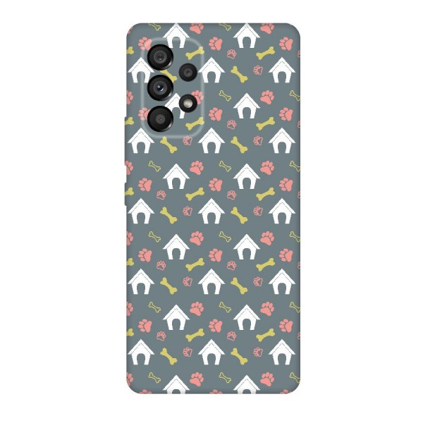 Dog Pattern Original Polycarbonate Back Case for Galaxy A53 5G