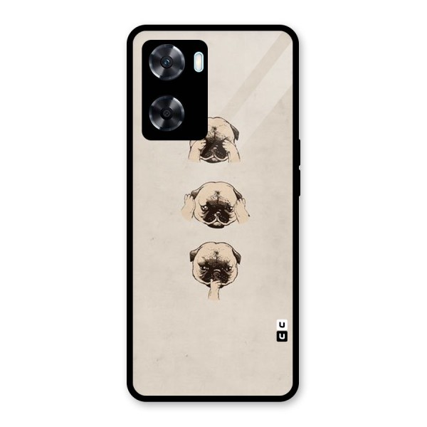 Doggo Moods Glass Back Case for Oppo A77s