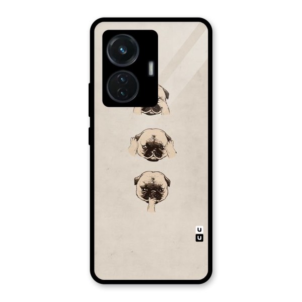 Doggo Moods Glass Back Case for iQOO Z6 44W
