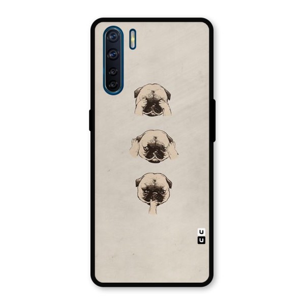 Doggo Moods Metal Back Case for Oppo F15