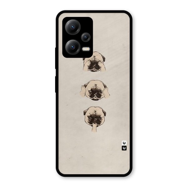 Doggo Moods Metal Back Case for Redmi Note 12 5G