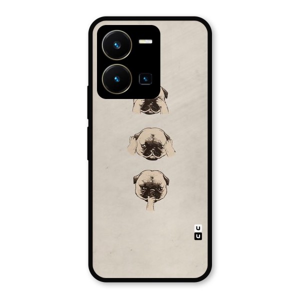 Doggo Moods Metal Back Case for Vivo Y35