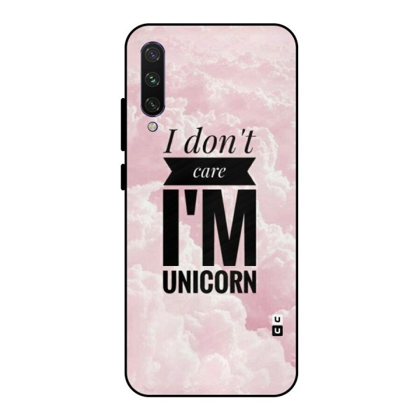 Dont Care Unicorn Metal Back Case for Mi A3