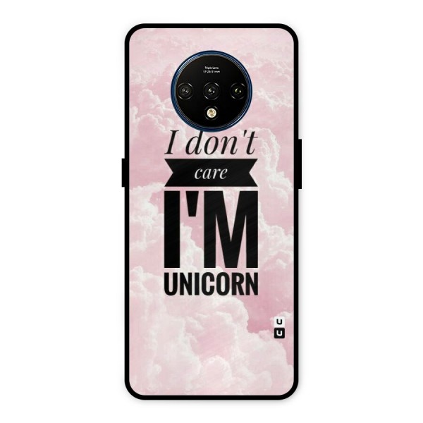 Dont Care Unicorn Metal Back Case for OnePlus 7T