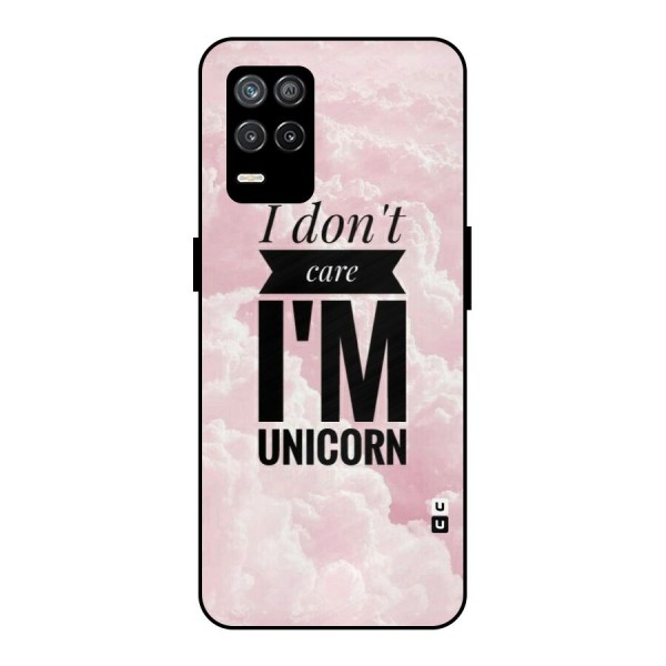 Dont Care Unicorn Metal Back Case for Realme 8 5G