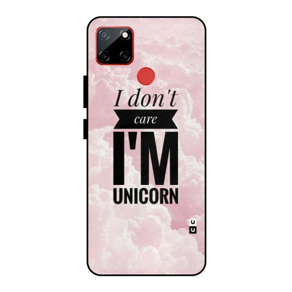 Dont Care Unicorn Metal Back Case for Realme C12