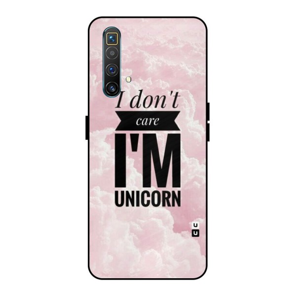 Dont Care Unicorn Metal Back Case for Realme X3
