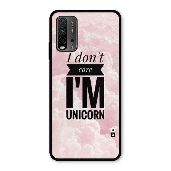 Dont Care Unicorn Metal Back Case for Redmi 9 Power