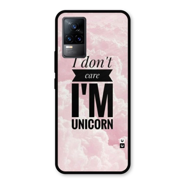 Dont Care Unicorn Metal Back Case for Vivo Y73