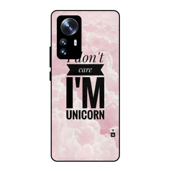 Dont Care Unicorn Metal Back Case for Xiaomi 12 Pro